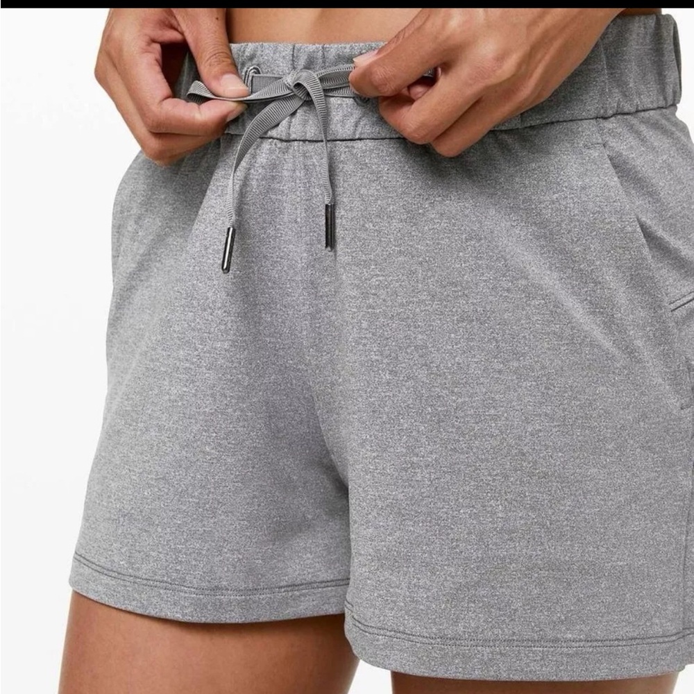 Gray Lululemon Women's Shorts 2.5 inseam size 8